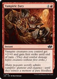 Vampiric Fury - Foundations Jumpstart - Magic: The Gathering card