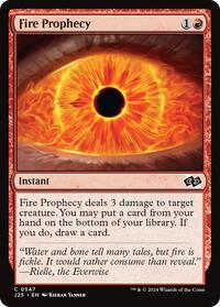 Fire Prophecy - Foundations Jumpstart - Magic: The Gathering card