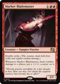 Markov Blademaster - Foundations Jumpstart - Magic: The Gathering card