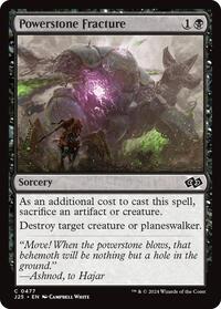 Powerstone Fracture - Foundations Jumpstart - Magic: The Gathering card