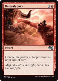 Unleash Fury - Foundations Jumpstart - Magic: The Gathering card