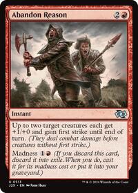 Abandon Reason - Foundations Jumpstart - Magic: The Gathering card