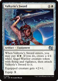 Valkyrie's Sword - Foundations Jumpstart - Magic: The Gathering card