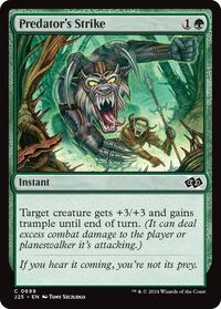 Predator's Strike - Foundations Jumpstart - Magic: The Gathering card