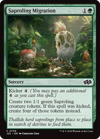 Saproling Migration - Foundations Jumpstart - Magic: The Gathering card