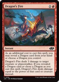 Dragon's Fire - Foundations Jumpstart - Magic: The Gathering card
