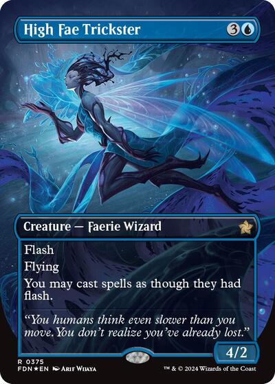 High Fae Trickster (Borderless) (Mana Foil)