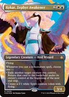 Kykar, Zephyr Awakener (Borderless) (Mana Foil) - Foundations