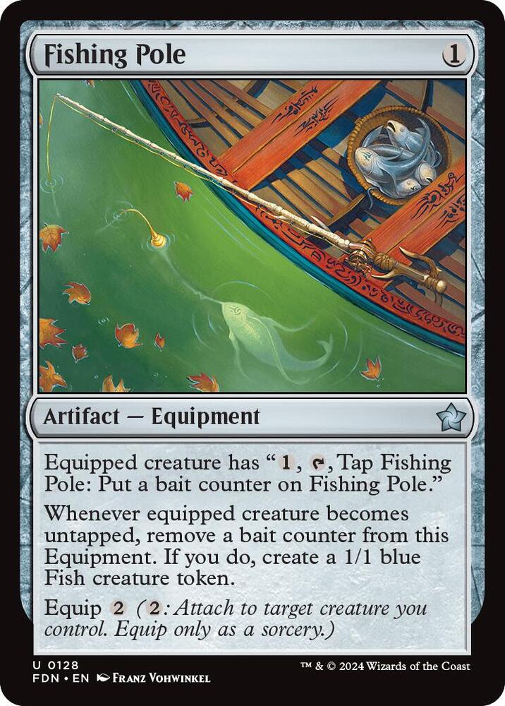 Fishing Pole - Foundations - Magic: The Gathering Fishing Pole - Foundations - Magic: The Gathering
