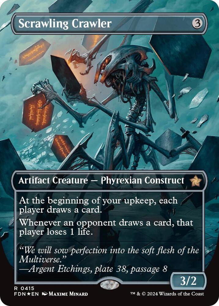 Scrawling Crawler (Borderless) (Mana Foil) 415 card