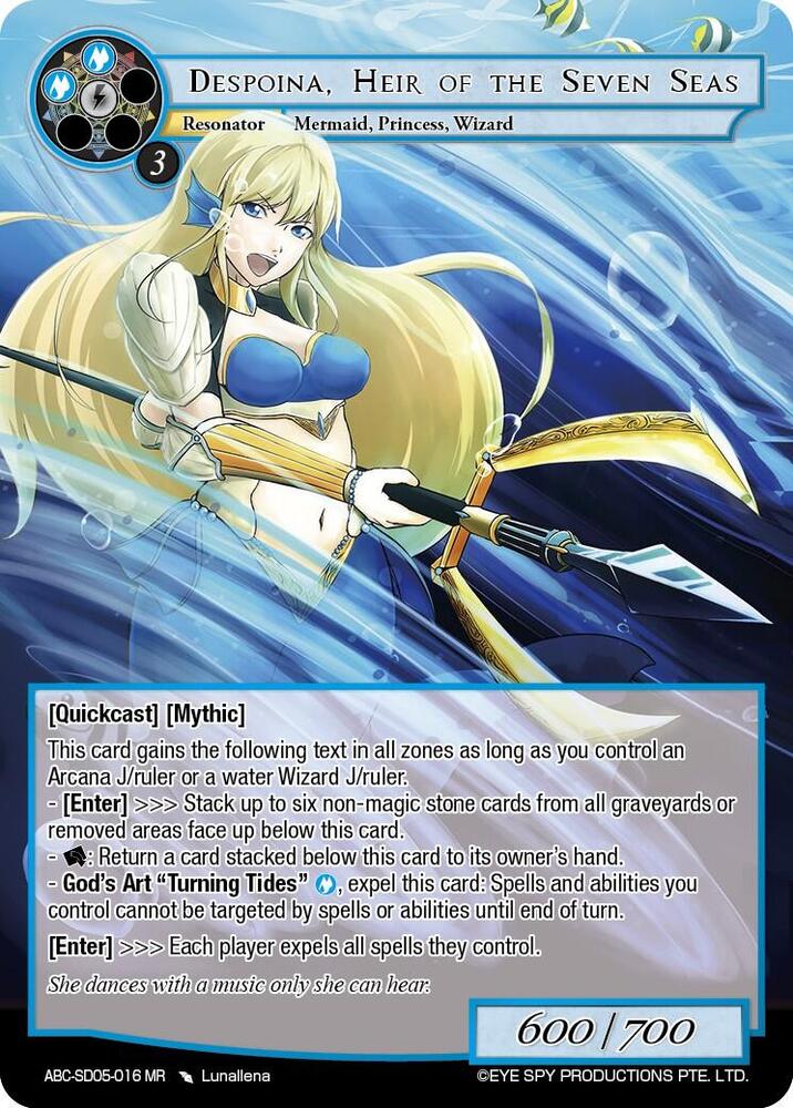 Despoina, Heir Of The Seven Seas (ABC-SD05-016)