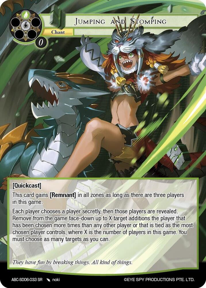 Jumping And Stomping (ABC-SD06-033)