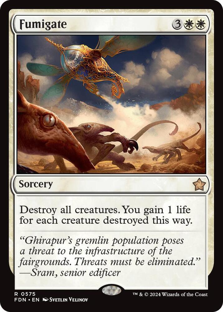 Fumigate 575 card