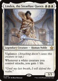Linden, the Steadfast Queen - Foundations - Magic: The Gathering card