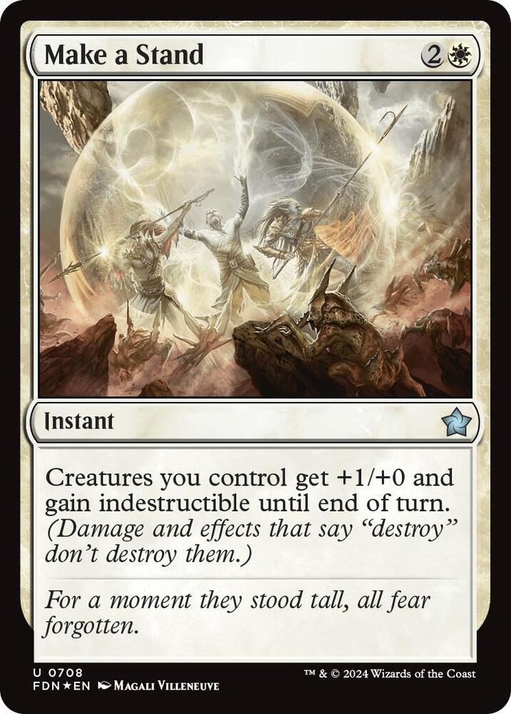Make a Stand 708 card