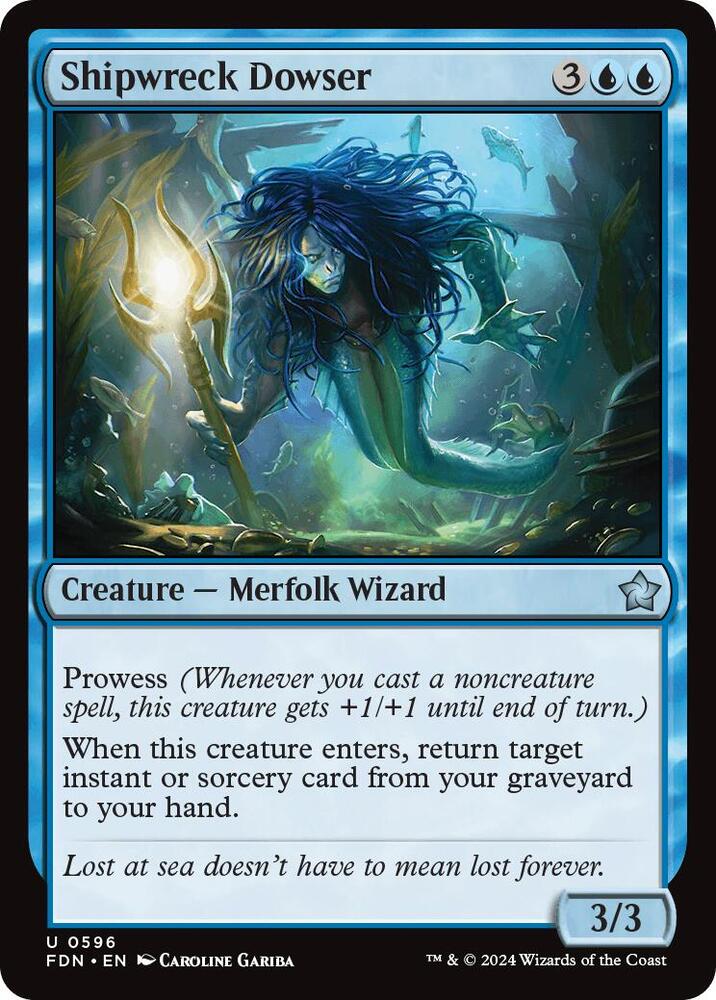 Shipwreck Dowser 596 card