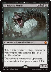 Massacre Wurm - Foundations - Magic: The Gathering card