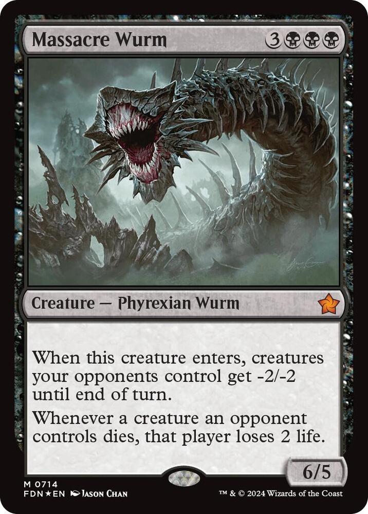 Massacre Wurm (0714) 714 card