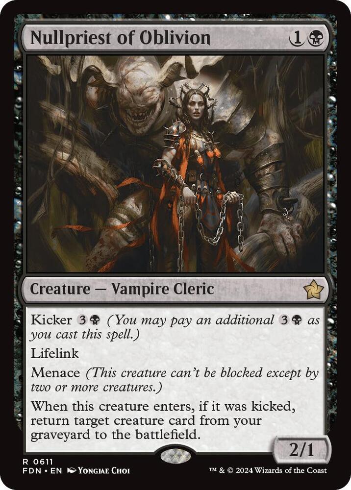 Nullpriest of Oblivion 611 card
