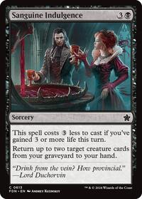Sanguine Indulgence - Foundations - Magic: The Gathering card