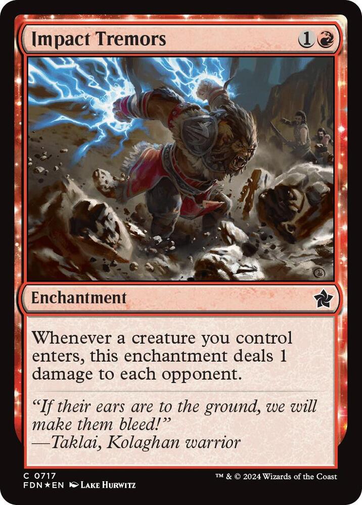 Impact Tremors 717 card