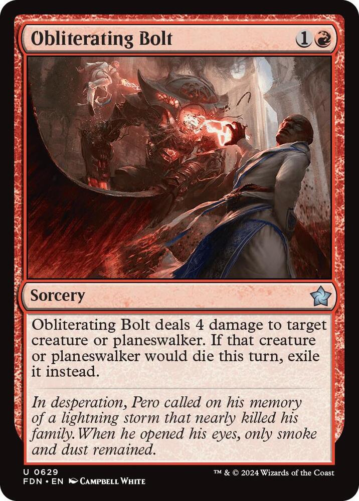 Obliterating Bolt 629 card