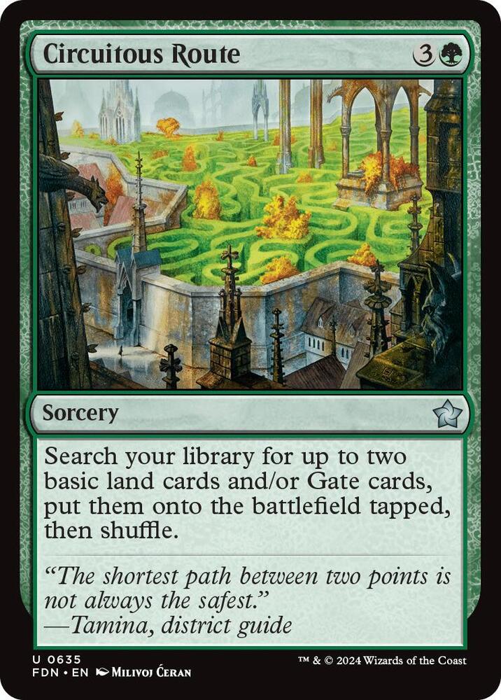 Circuitous Route - Foundations - Magic: The Gathering