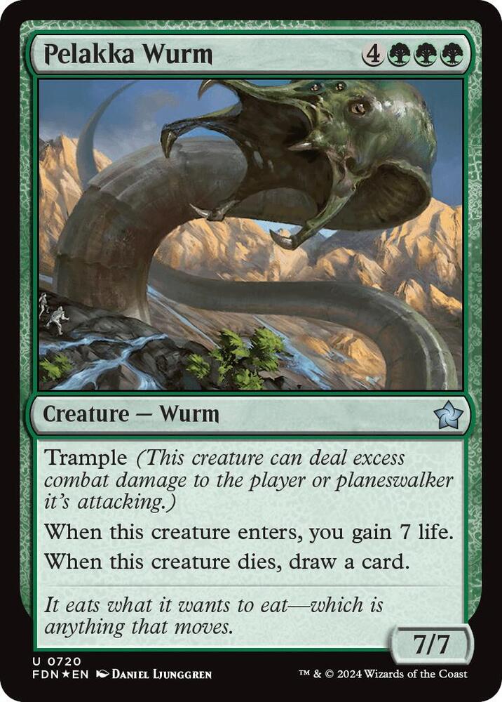 Pelakka Wurm - Foundations - Magic: The Gathering - TCGplayer.com