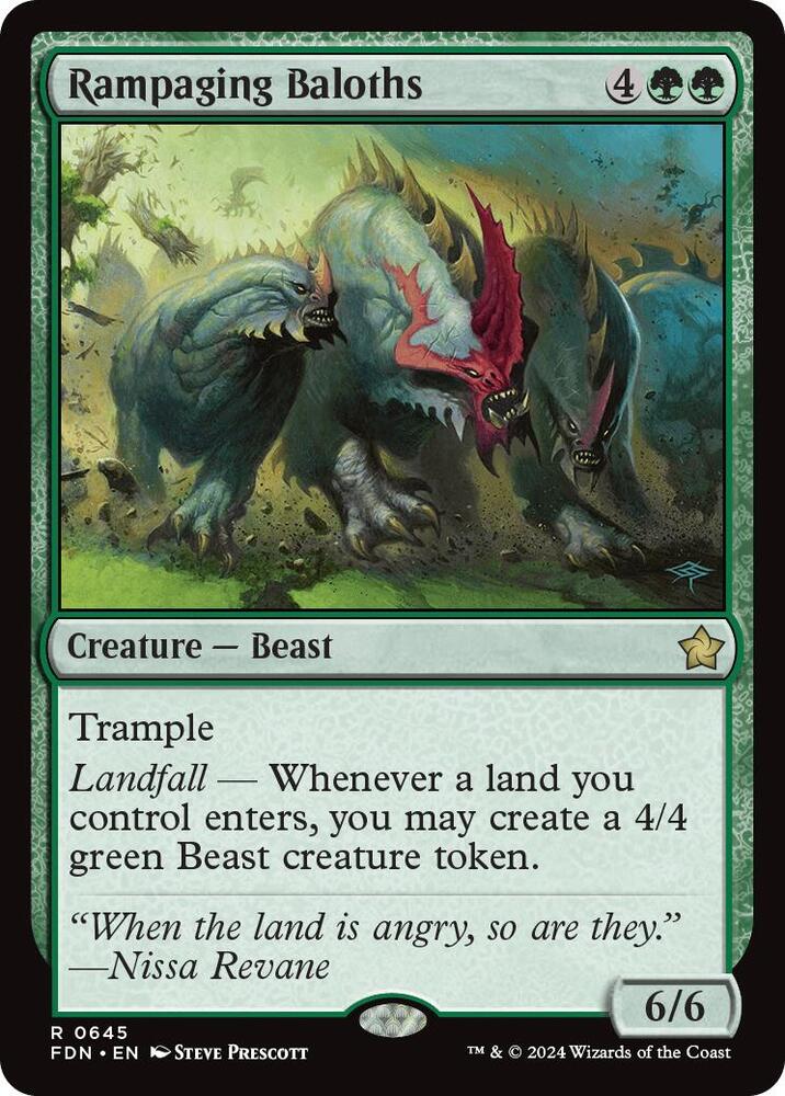 Rampaging Baloths 645 card