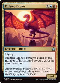 Enigma Drake - Foundations - Magic: The Gathering card