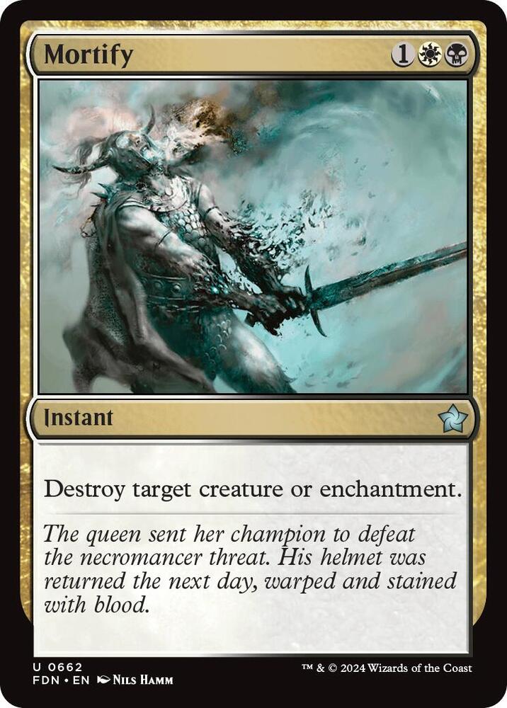 Mortify 662 card