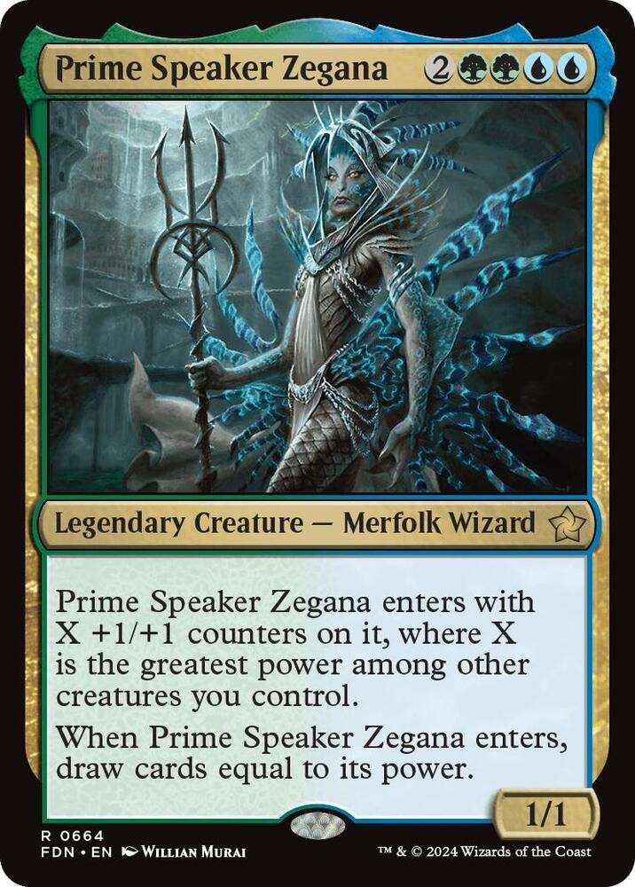 Prime Speaker Zegana 664 card