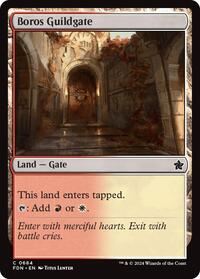 Boros Guildgate - Foundations - Magic: The Gathering card