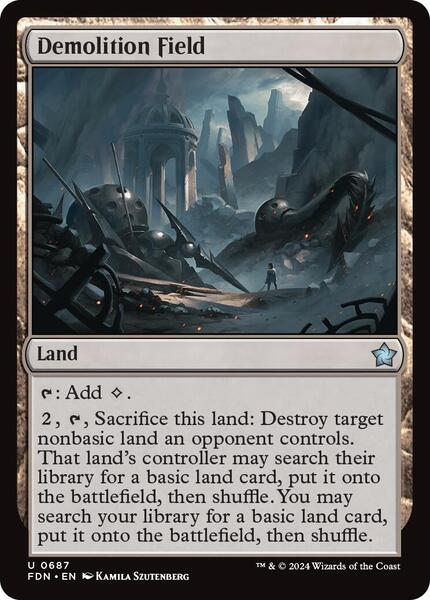 Demolition Field - Foundations - Magic: The Gathering - TCGplayer.com