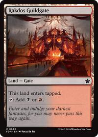 Rakdos Guildgate - Foundations - Magic: The Gathering card