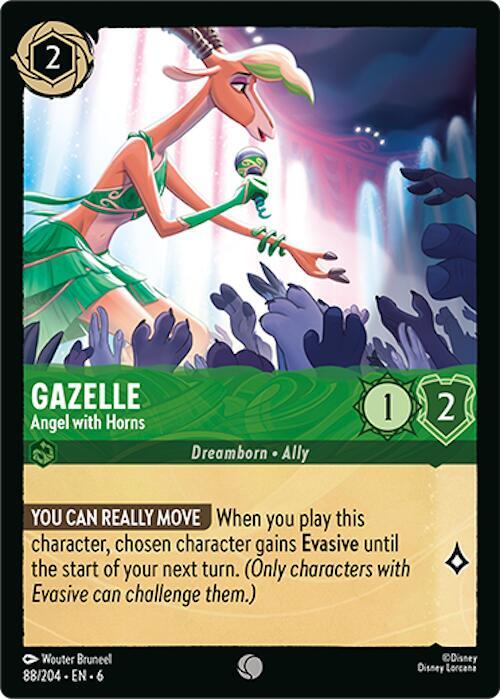 Gazelle - Angel with Horns - Azurite Sea - Disney Lorcana