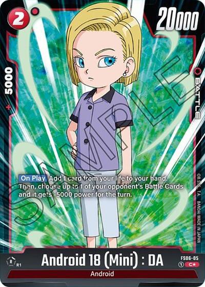 Android 18 (Mini) : DA (Bonus Pack Alternate Art) Starter Deck 6: Son Goku (Mini) card price