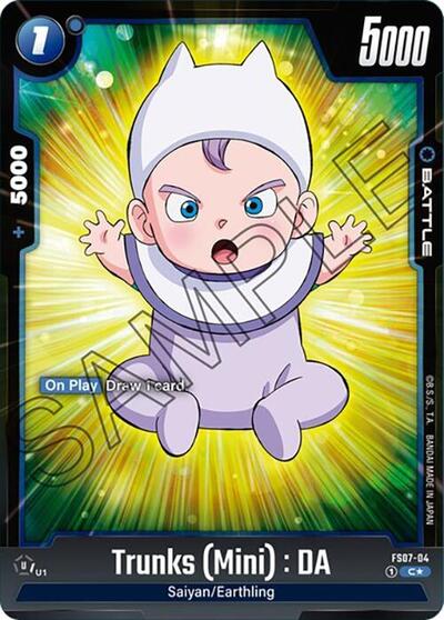 Trunks (Mini) : DA (Bonus Pack Alternate Art) Starter Deck 7: Vegeta (Mini) card price
