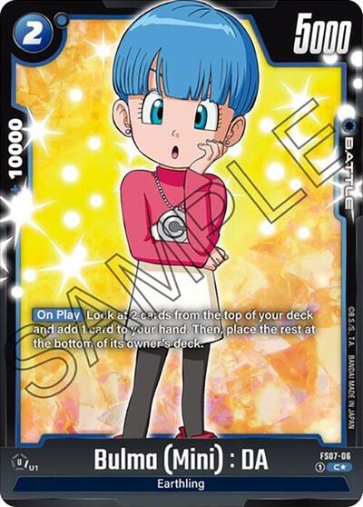 Bulma (Mini) : DA (Bonus Pack Alternate Art) Starter Deck 7: Vegeta (Mini) card price