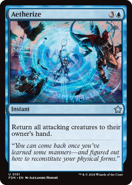 mtg powerful blue cards Magic: The Gathering Foundations Starter Collection main image 1