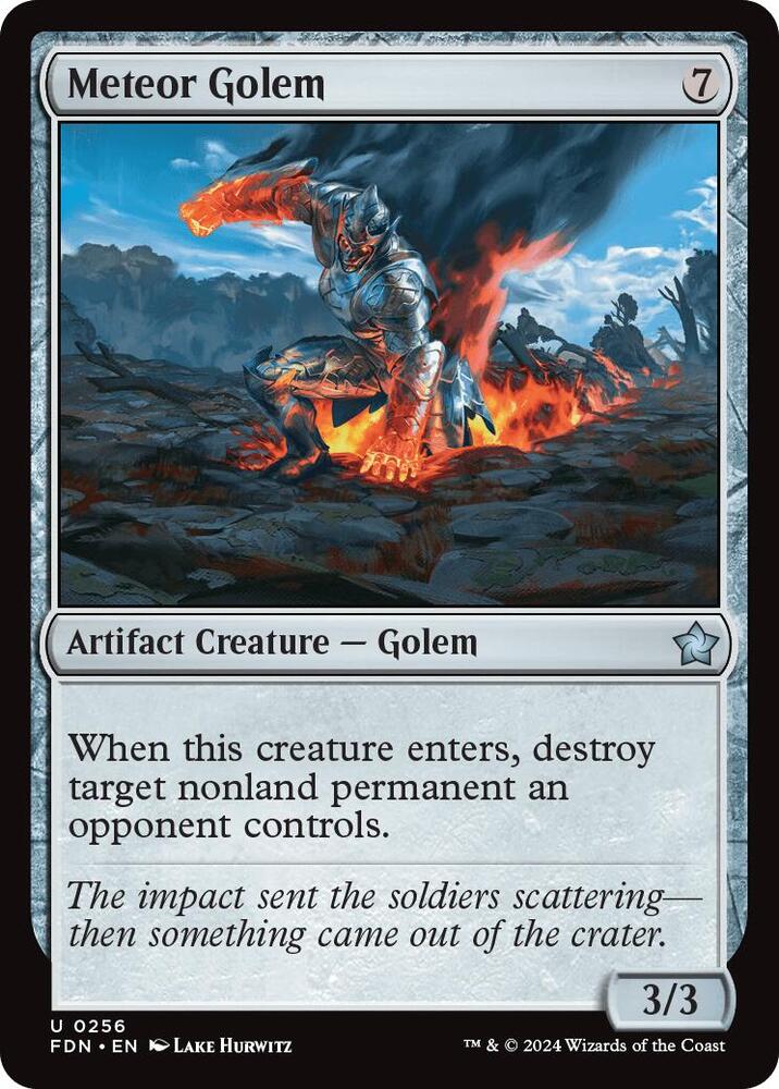 Meteor Golem 256 card