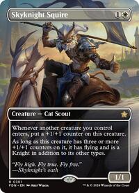 Skyknight Squire (Borderless) - Foundations - Magic: The Gathering card