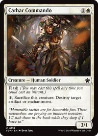 Cathar Commando - Foundations - Magic: The Gathering card