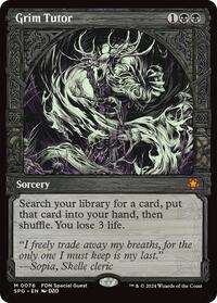 Grim Tutor (Showcase) - Special Guests - Magic: The Gathering card