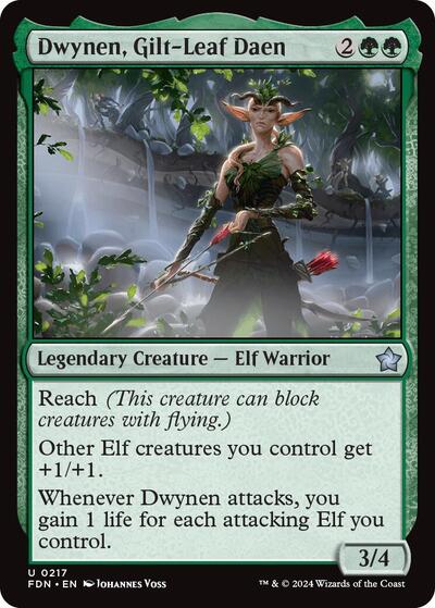 Dwynen Gilt Leaf Daen