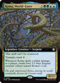 Koma, World-Eater (Extended Art) - Foundations - Magic: The Gathering card