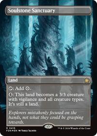 Soulstone Sanctuary (Borderless) (Mana Foil) - Foundations - Magic: The Gathering card