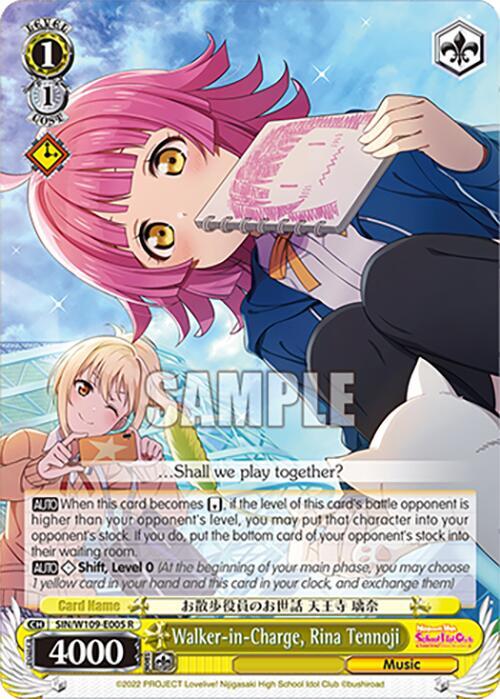 WalkerinCharge, Rina Tennoji Love Live School idol festival 2