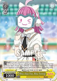 Rina-chan Fan, Rina Tennoji (SR) (SIN/W109-E008S SR) card