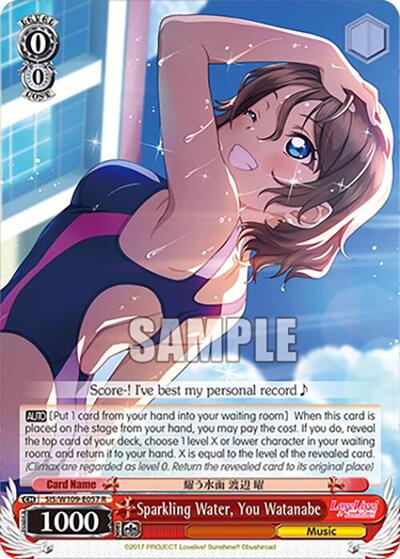Sparkling Water, You Watanabe